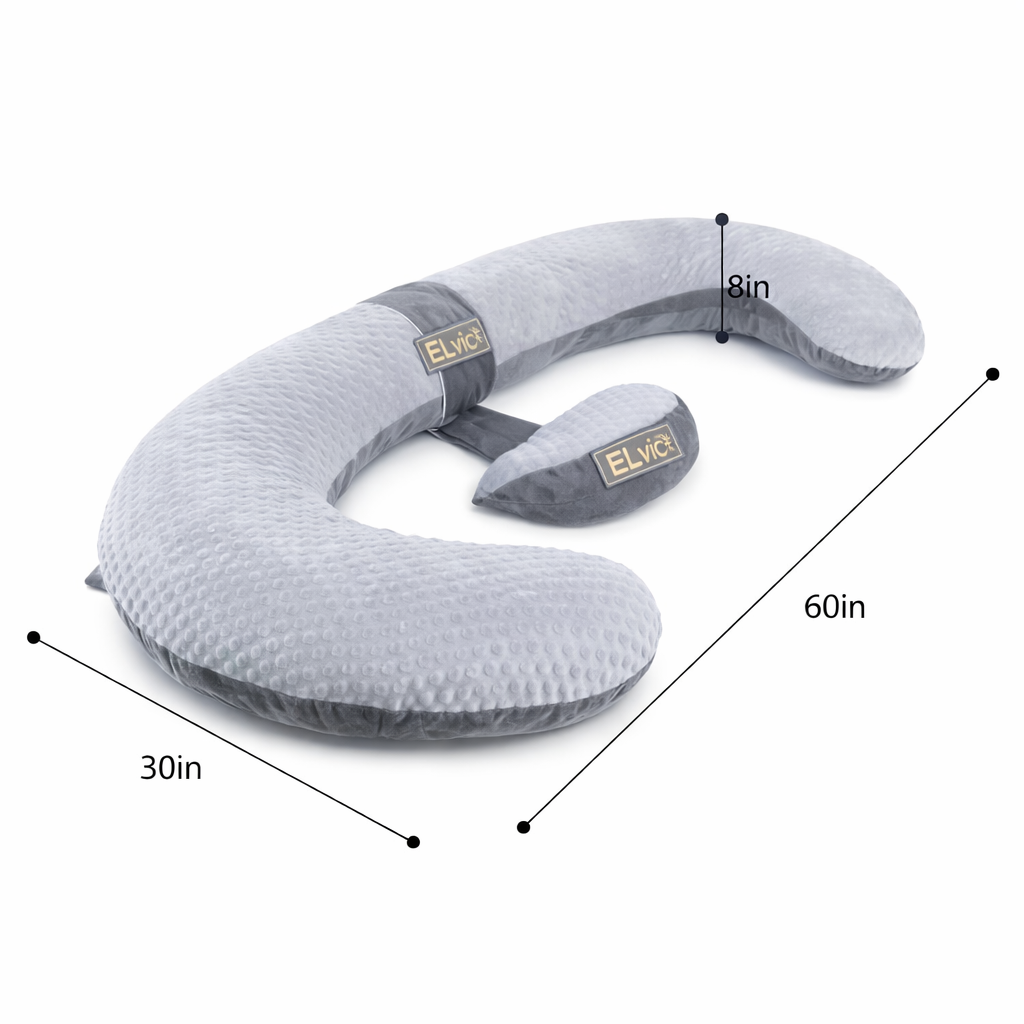 ELVic™ Full Body Support Pillow – Ergonomic Sleep Cushion for Back, Hip & Side Sleeper Comfort