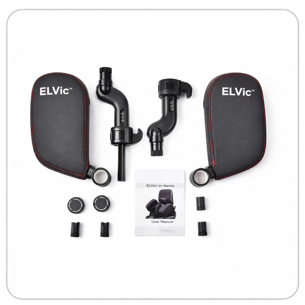 ELVic™ Adjustable Car Neck Support Pillow – Headrest for Driving & Travel Comfort