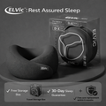 ELVic™ Memory Foam Travel Neck Pillow – Ergonomic U-Shape Support for Airplane, Car & Office