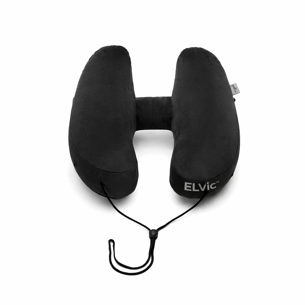 ELVic™ Travel Neck Pillow – Cute U-Shape Memory Foam Support for Airplane, Car & Office Comfort