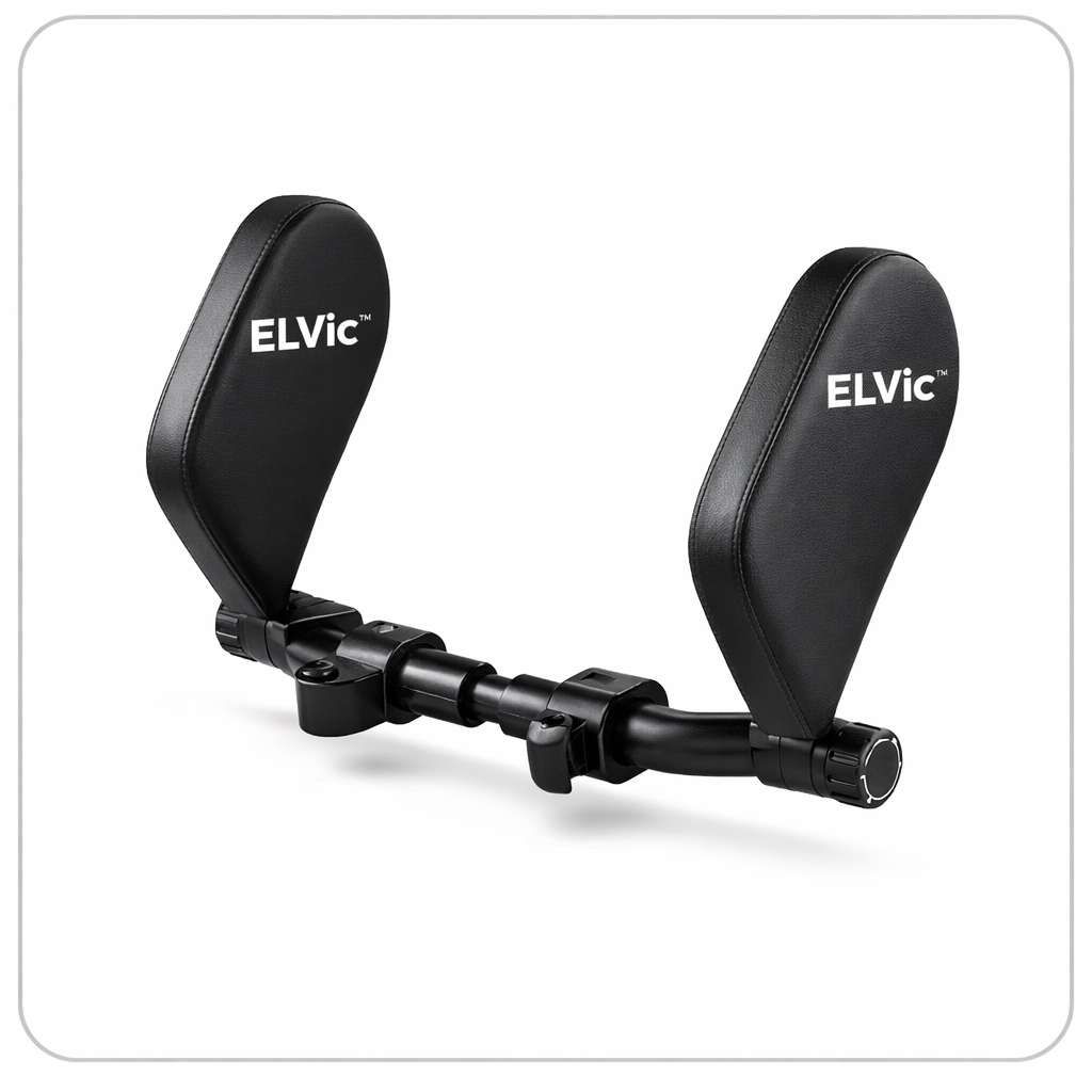 ELVic™ Adjustable Car Neck Support Pillow – Headrest for Driving & Travel Comfort