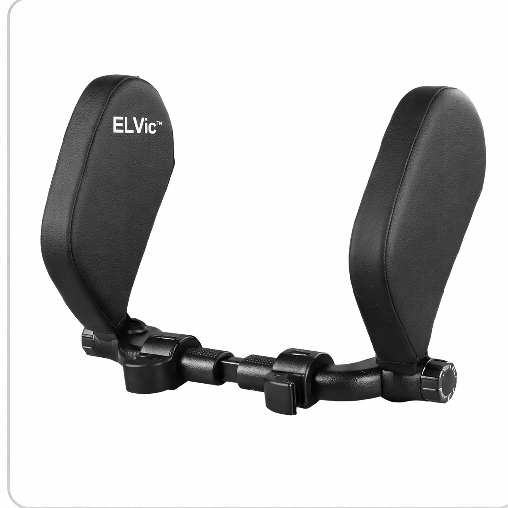 ELVic™ Adjustable Car Neck Support Pillow – Headrest for Driving & Travel Comfort
