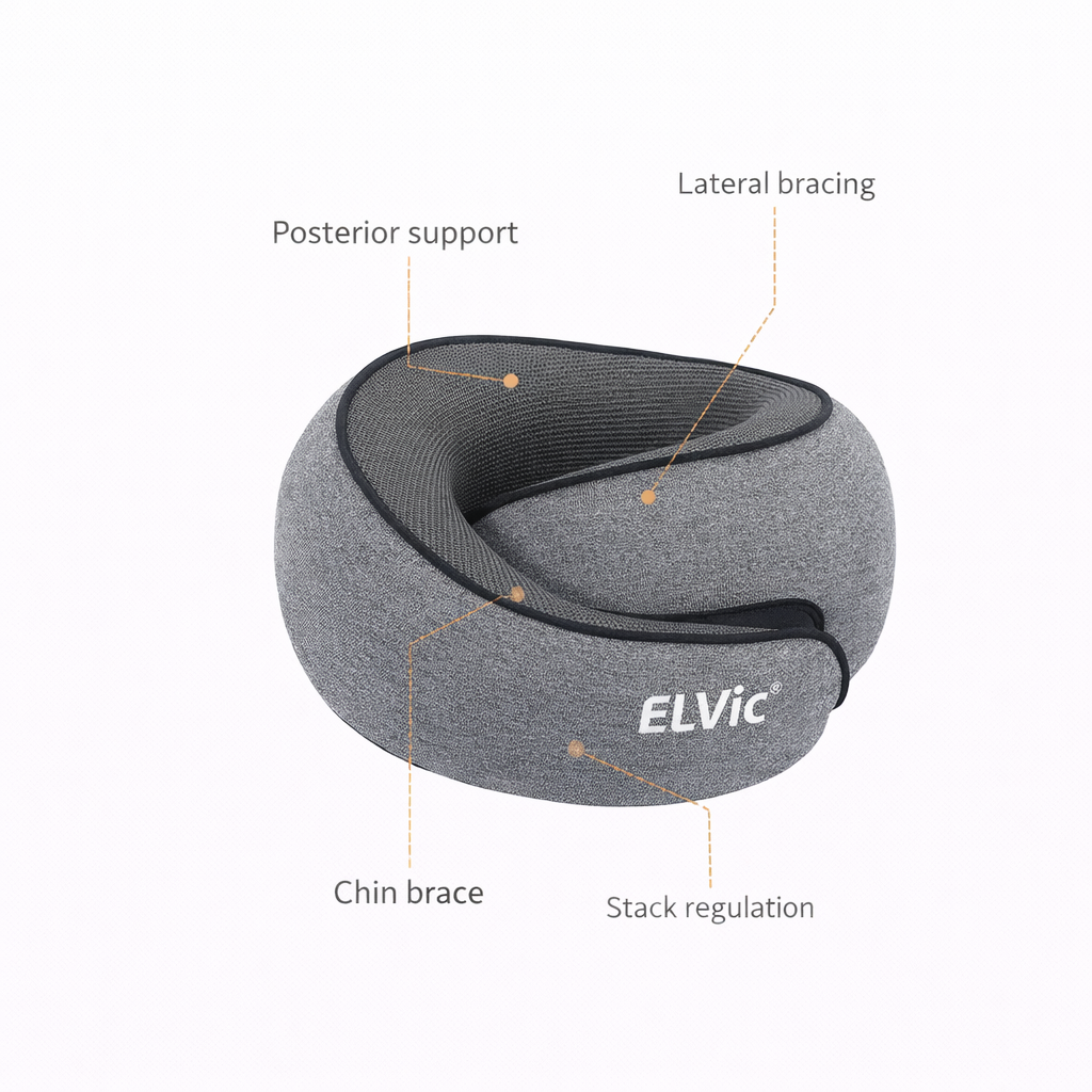 ELVic™ Memory Foam U-Shaped Travel Neck Pillow