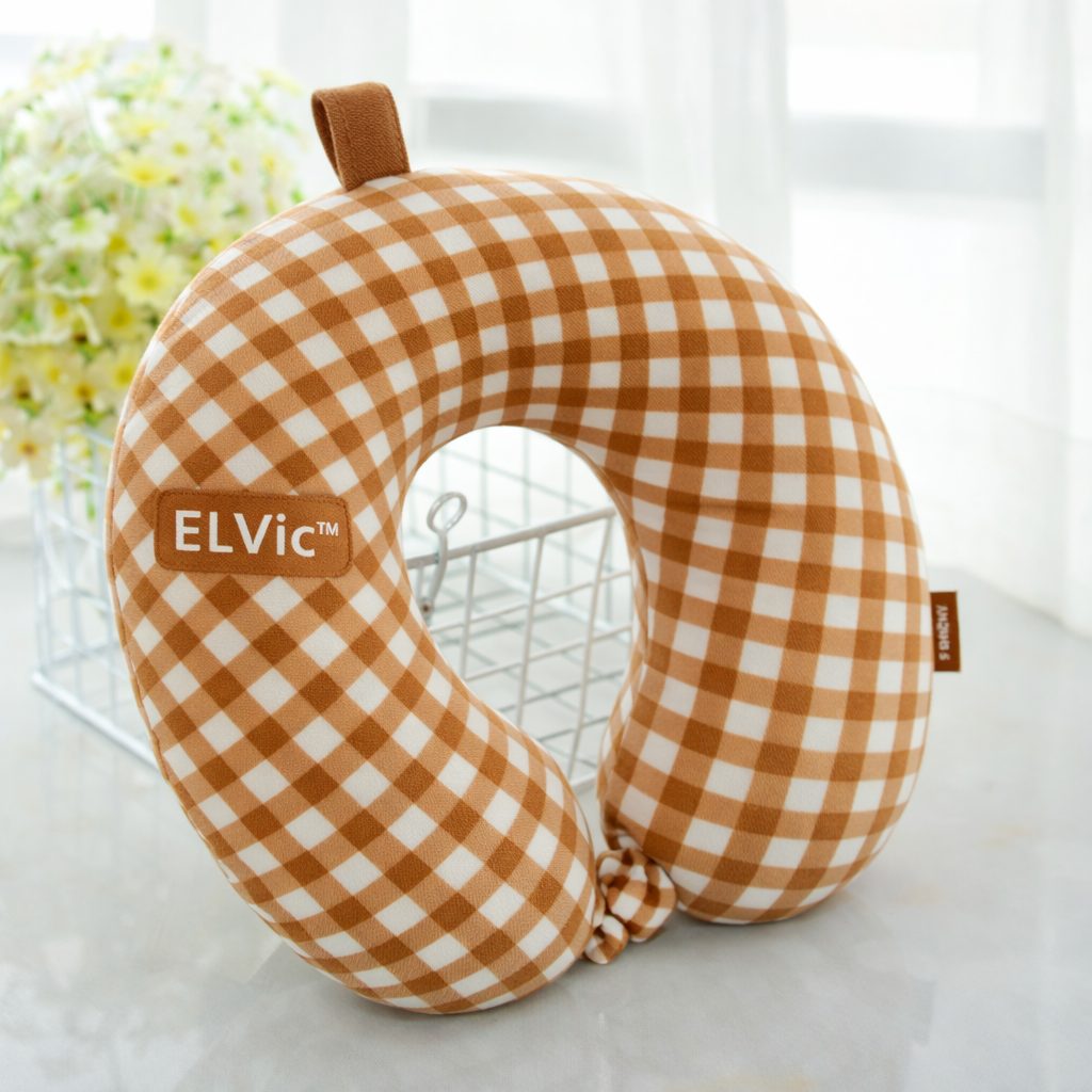 ELVic™ AirTravel Slow Rebound Memory Foam Neck Pillow