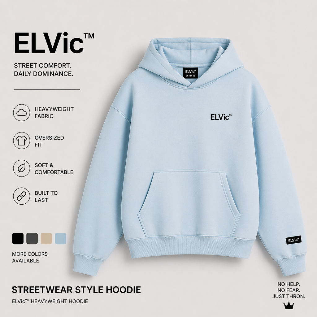 Heavy Profile Cropped Hoodie Men