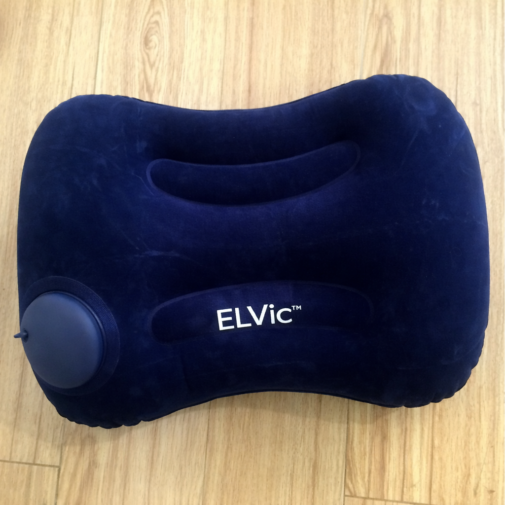 ELVic™ AirFlow Travel Neck Pillow – Portable Inflatable Support for Pain-Free Comfort Anywhere