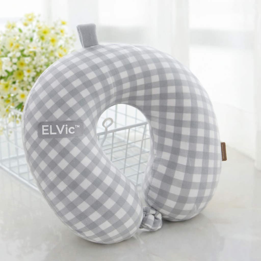 ELVic™ AirTravel Slow Rebound Memory Foam Neck Pillow