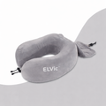 ELVic™ Portable Memory Foam Travel Neck Pillow – Compact Airplane Comfort Support