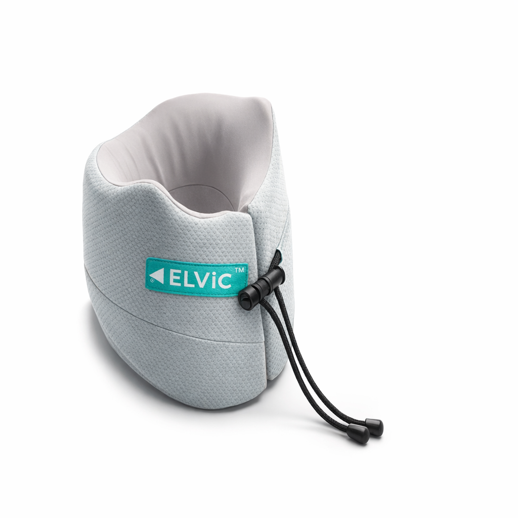 ELVic™ Memory Foam U-Shaped Travel Neck Pillow