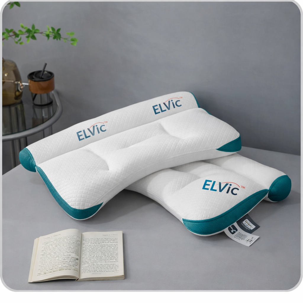 ELVic™ Wa shable Ergonomic Neck Support Pillow