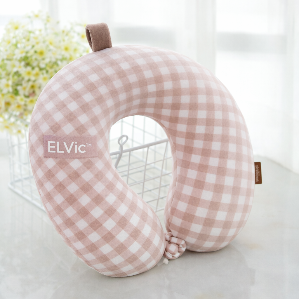 ELVic™ AirTravel Slow Rebound Memory Foam Neck Pillow