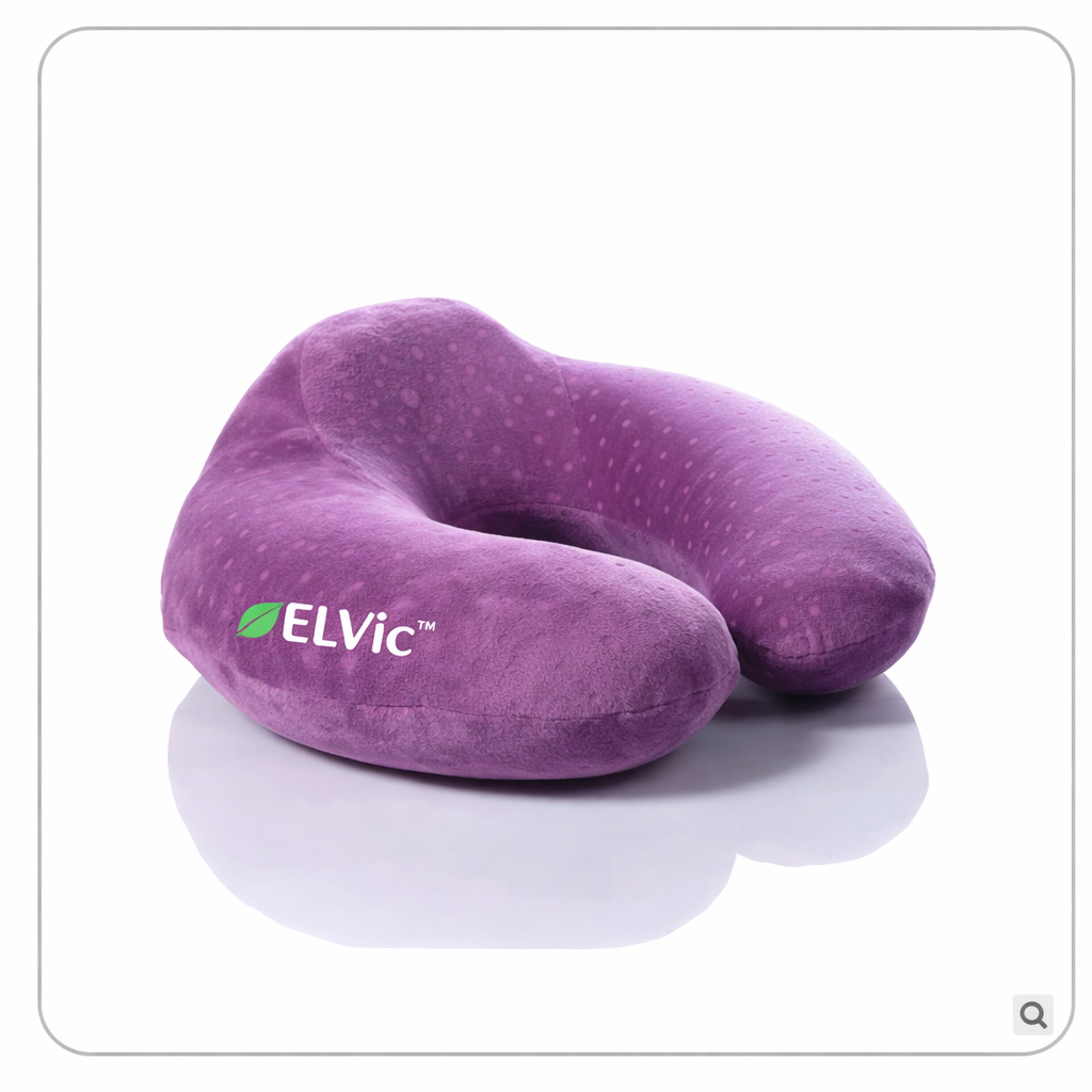 ELVic™ Space Memory Foam U-Shaped Neck Pillow | Slow-Rebound Comfort
