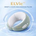 ELVic™ Smart U-Shape Neck Massage Pillow – Portable Travel & Car Relaxation Support