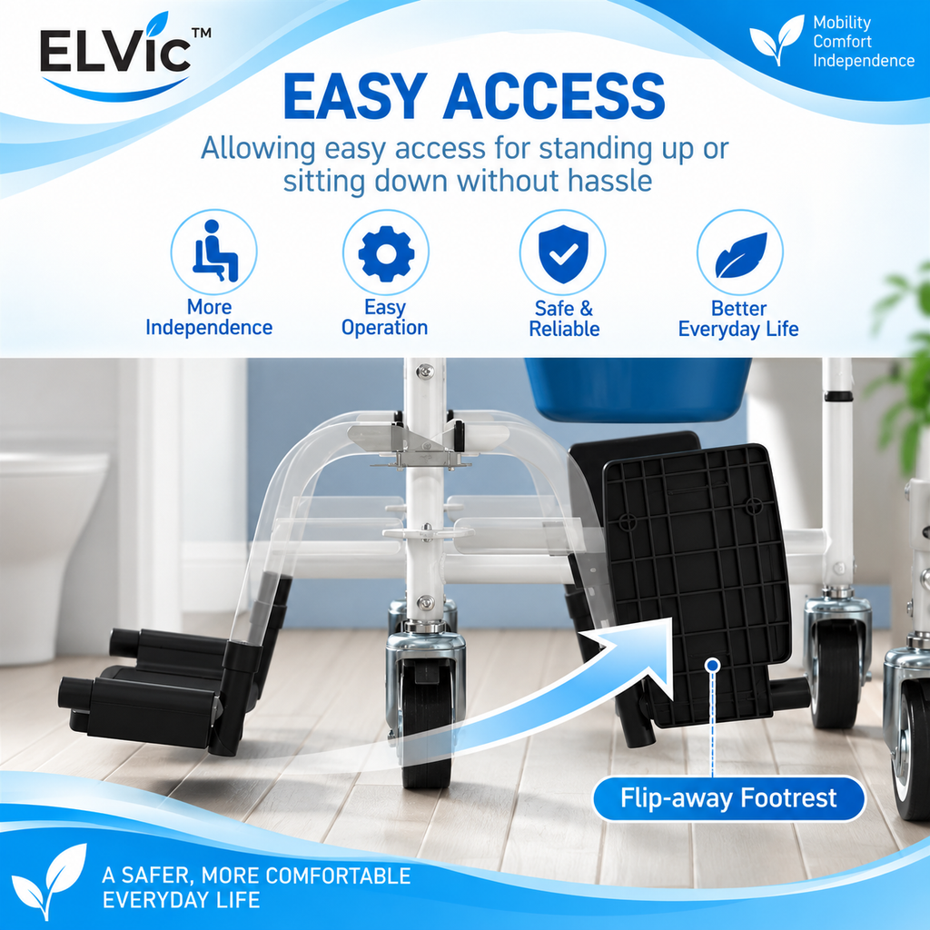 ELVic™ Accessibility Commode Wheelchair