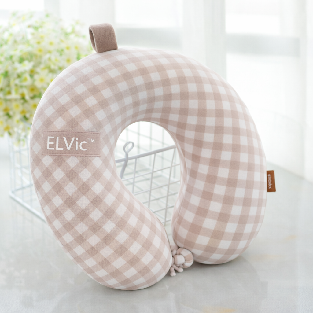 ELVic™ AirTravel Slow Rebound Memory Foam Neck Pillow
