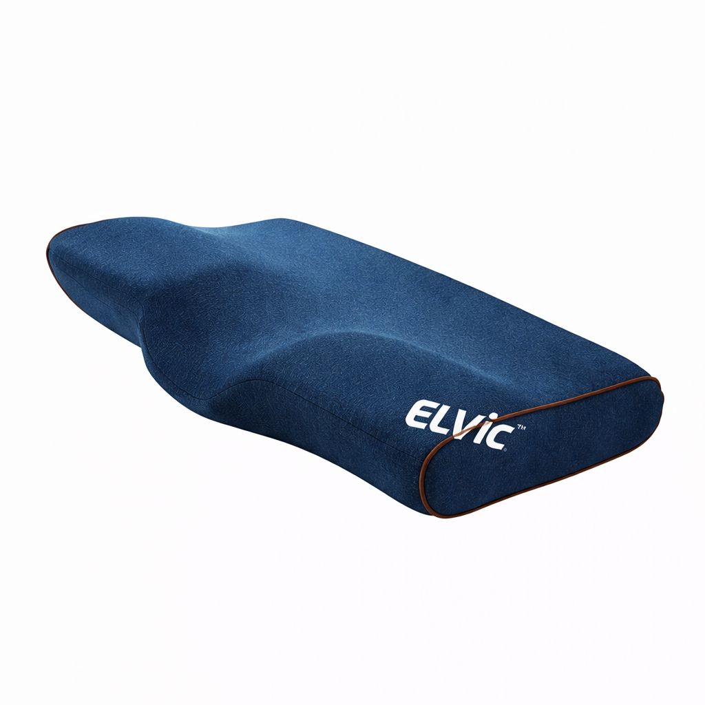 ELVIC™ Contour Memory Foam Cervical Pillow – Ergonomic Neck Support
