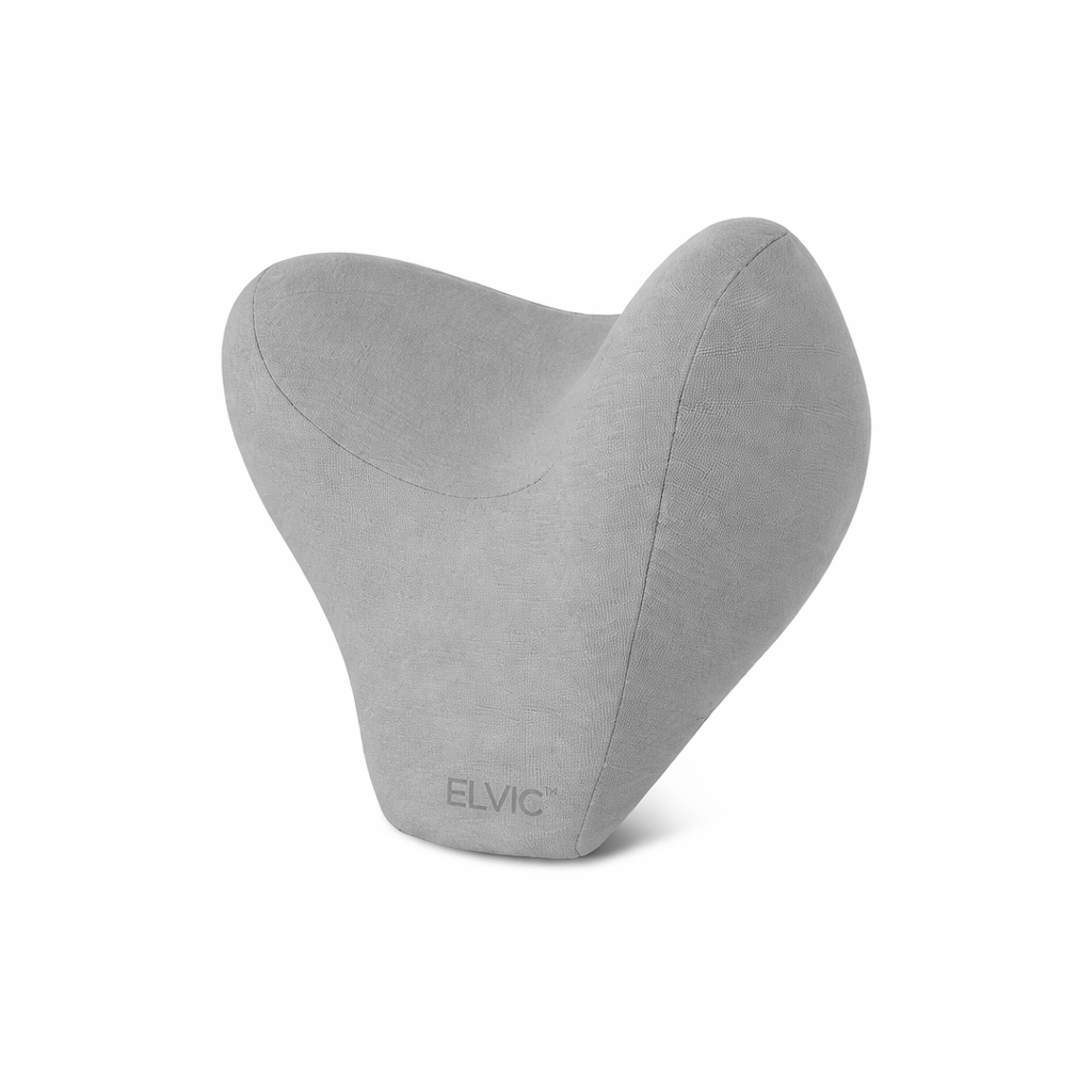 ELVic™ Travel Memory Foam Car Neck Pillow – Ergonomic Head & Neck Support for Driving Comfort