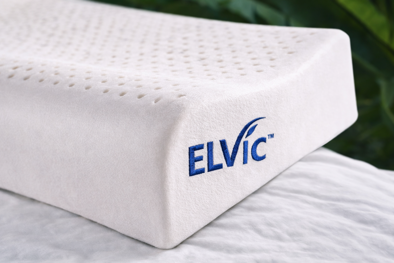 ELVic™ Natural Latex Ergonomic Neck Support Pillow for Better Sleep
