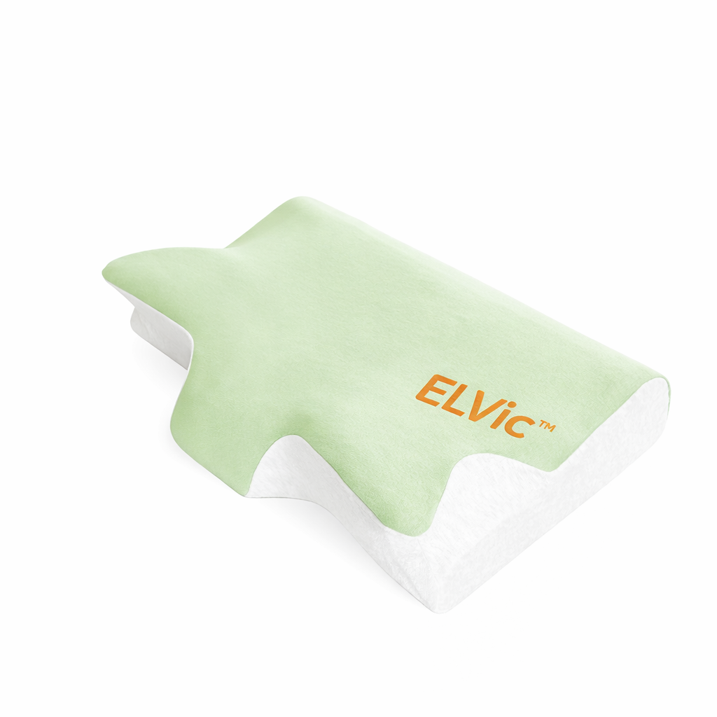 ELVic™ Washable Memory Foam Sleep Neck Pillow – Breathable Support