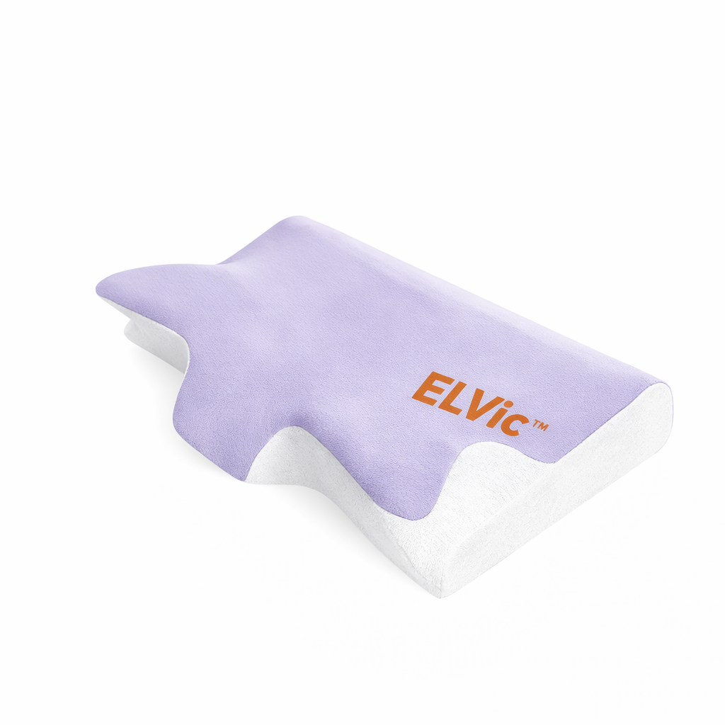 ELVic™ Washable Memory Foam Sleep Neck Pillow – Breathable Support