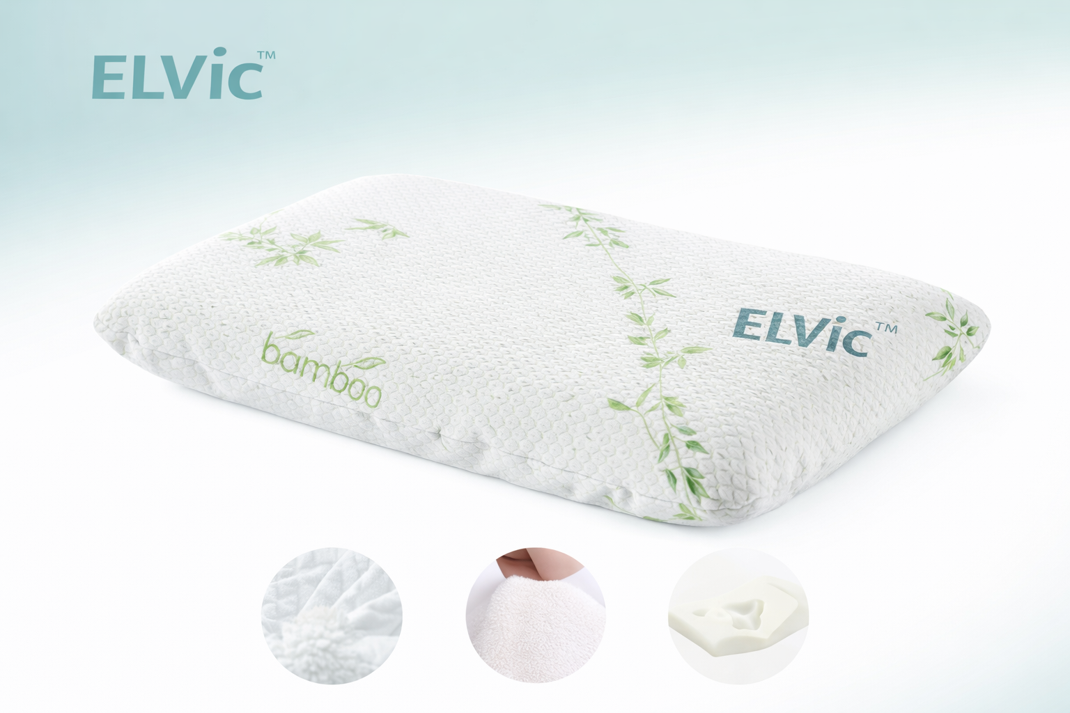 ELVic™ Slow Rebound Space Memory Cervical Neck Pillow for Better Sleep