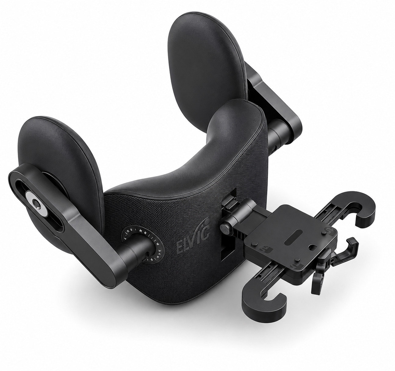 ELVic™ Ergonomic Memory Foam Car Headrest Pillow – Adjustable Neck Support Cushion for Comfortable Driving