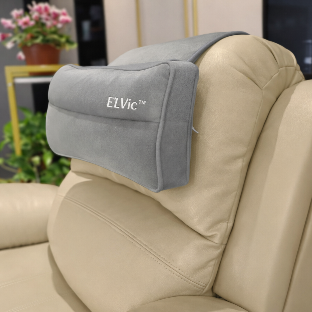 ELVic™ Adjustable Car Neck Support Pillow – Ergonomic Headrest for Pain Relief & Comfort