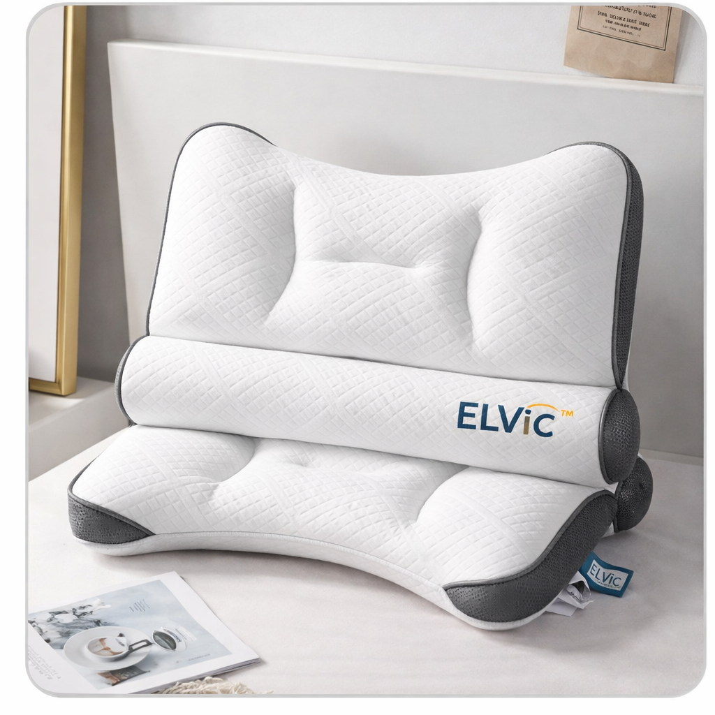 ELVic™ Wa shable Ergonomic Neck Support Pillow