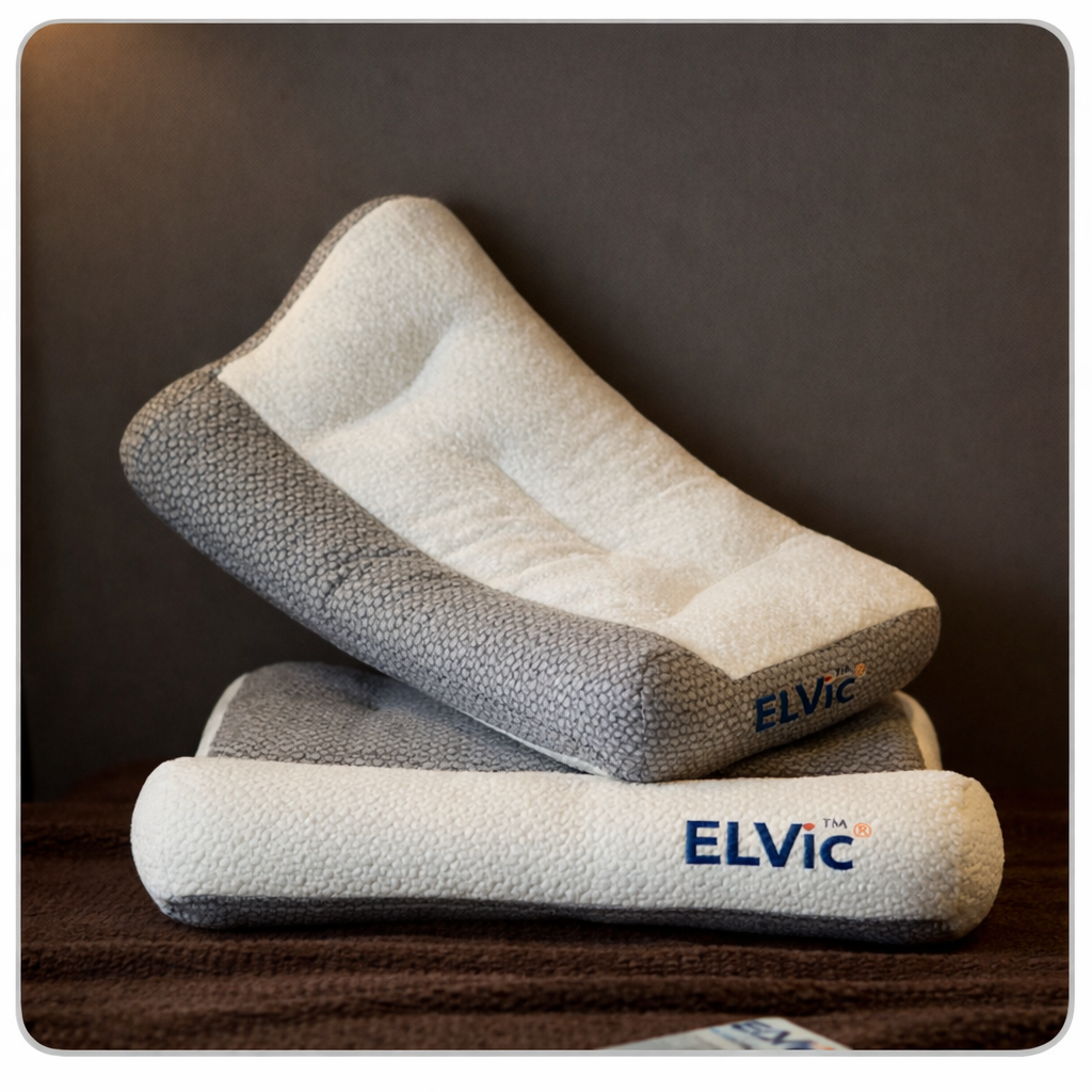 ELVic™ Ergonomic Soybean Fiber Neck Support Pillow