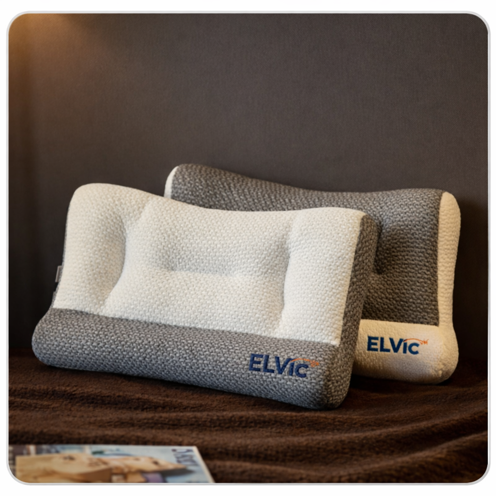 ELVic™ Ergonomic Soybean Fiber Neck Support Pillow