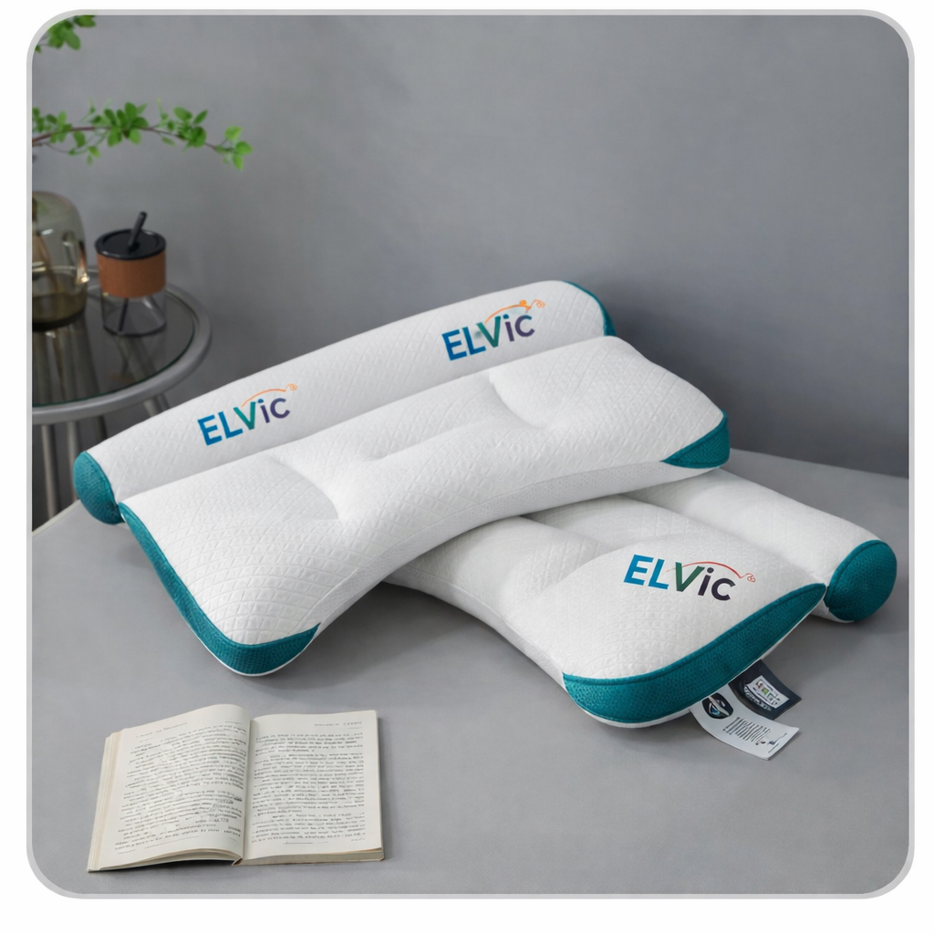 ELVic™ Wa shable Ergonomic Neck Support Pillow