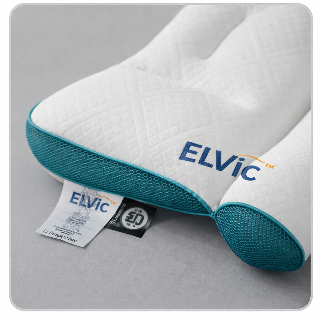ELVic™ Wa shable Ergonomic Neck Support Pillow