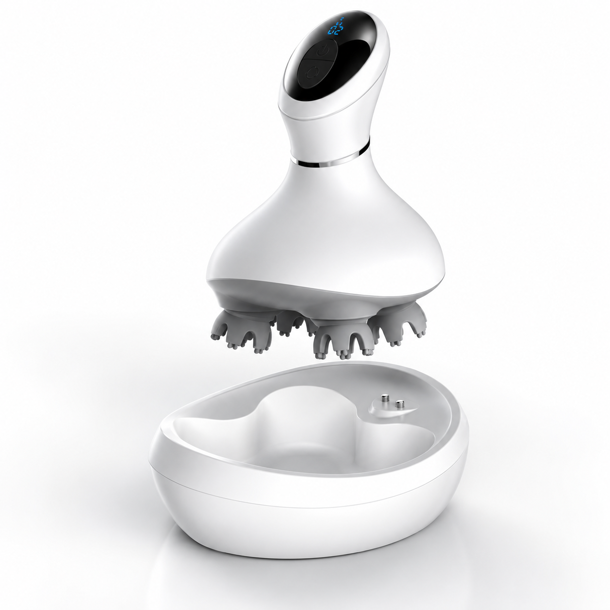 ELVic™ Rechargeable Waterproof Electric Scalp Massager – Deep Head & Body Massage