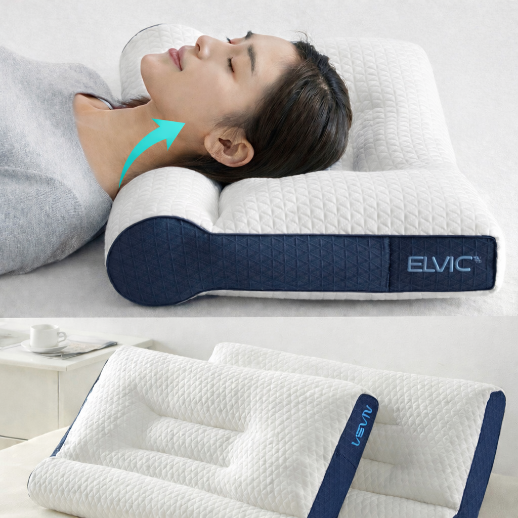 ELViC™ AirAlign Pro – Inflatable Cervical Support Pillow