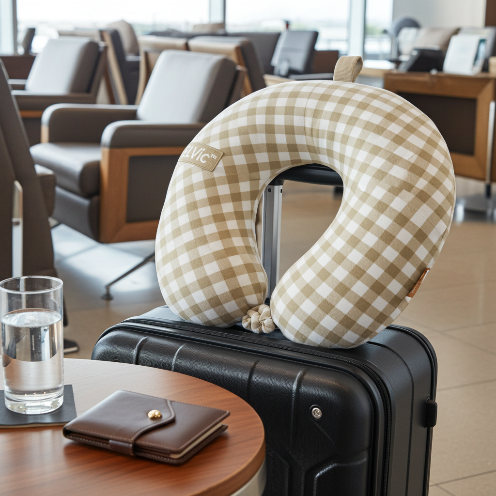 ELVic™ AirTravel Slow Rebound Memory Foam Neck Pillow