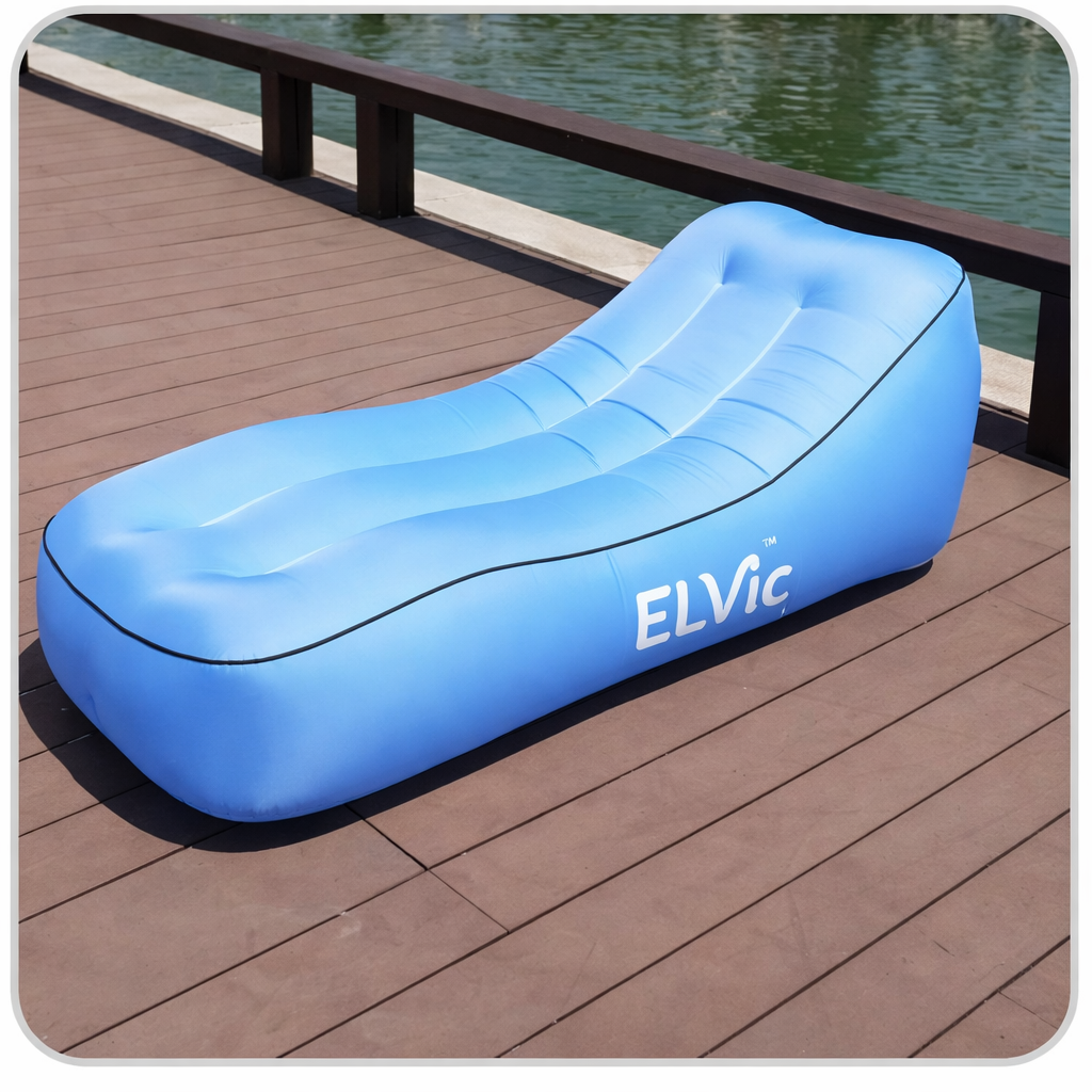 ELVic™ Portable Inflatable Camping Sofa – Outdoor Lounge Air Bed