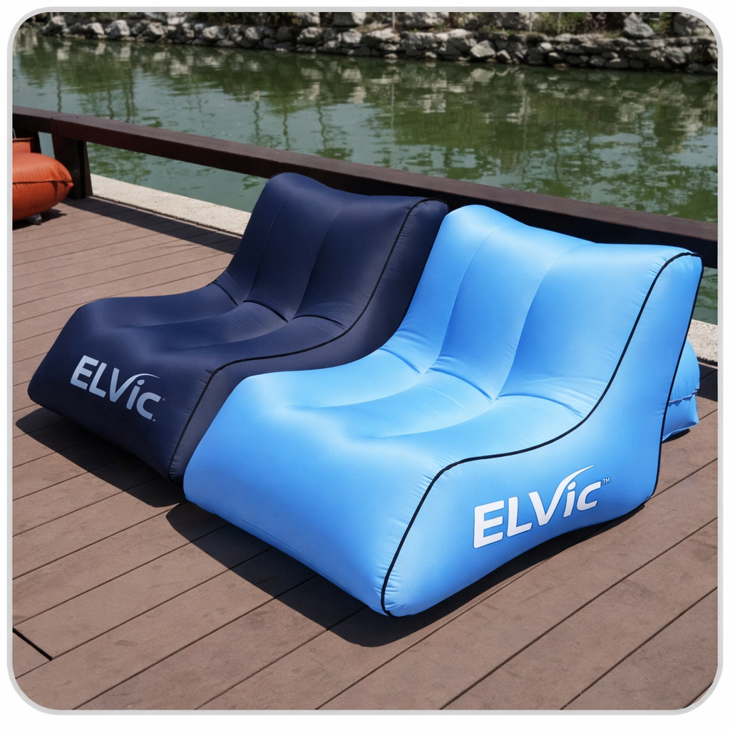 ELVic™ Portable Inflatable Camping Sofa – Outdoor Lounge Air Bed