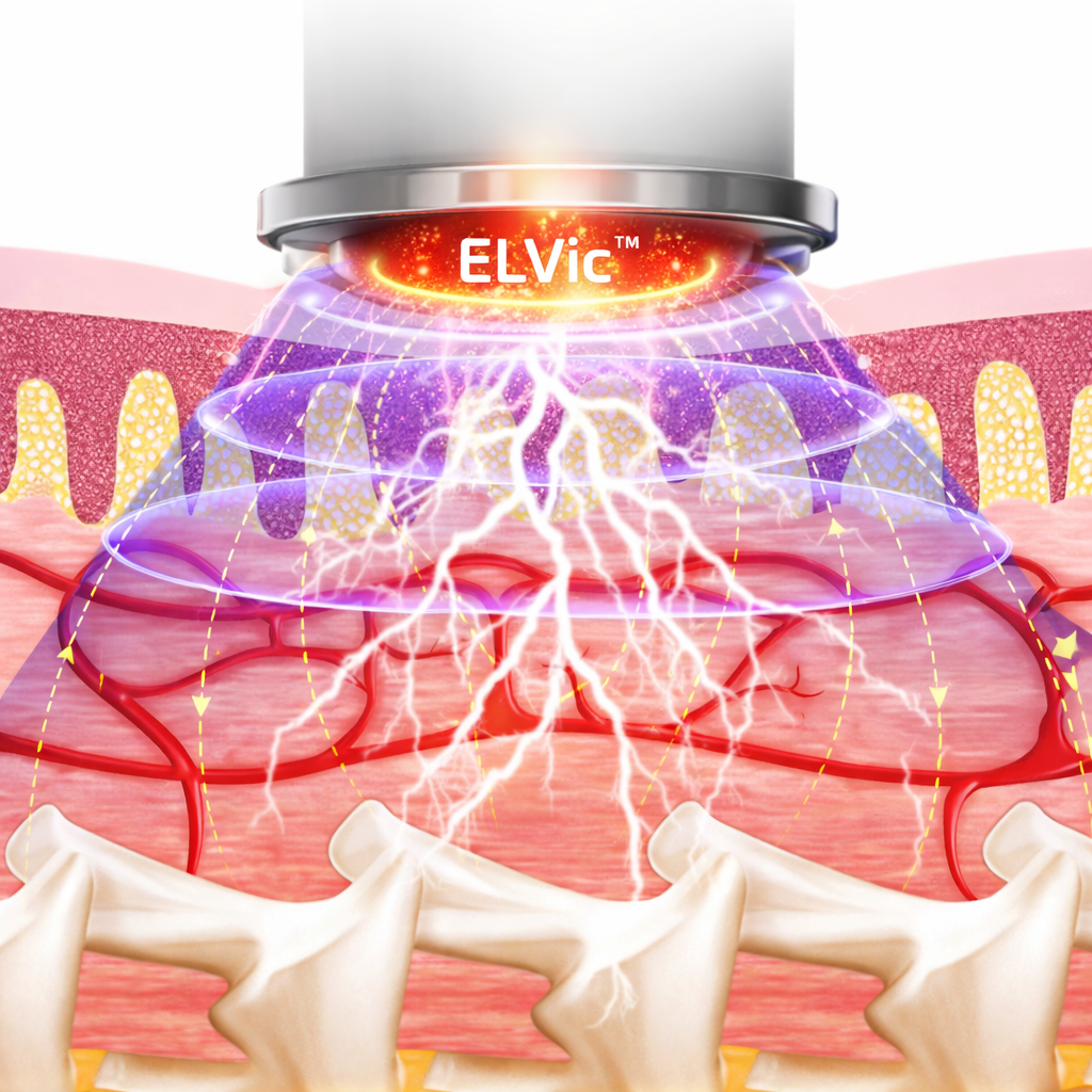 ELVic™ Deep Tissue Shiatsu Massager Pillow – Neck, Back & Shoulder Relief