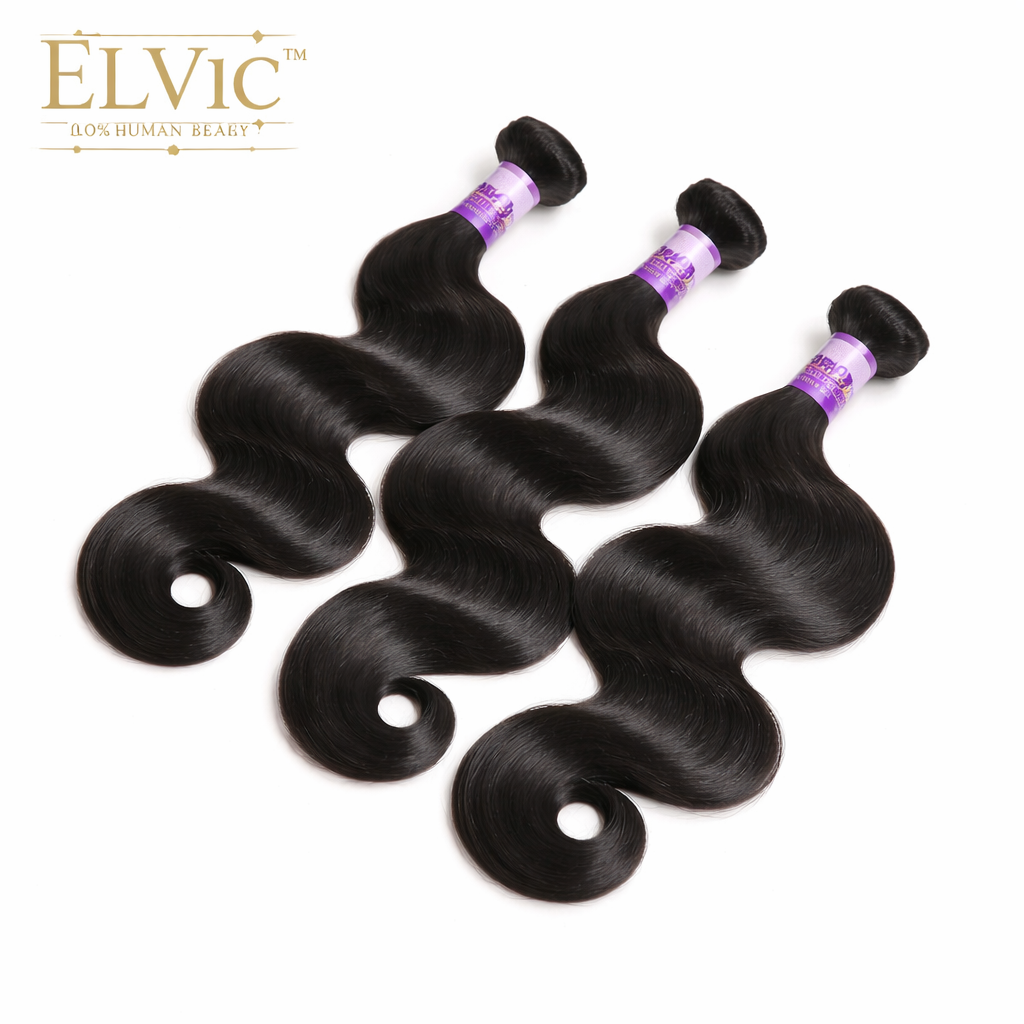 ELVic™ Premium Body Wave Bundles – Soft, Full & Tangle-Free