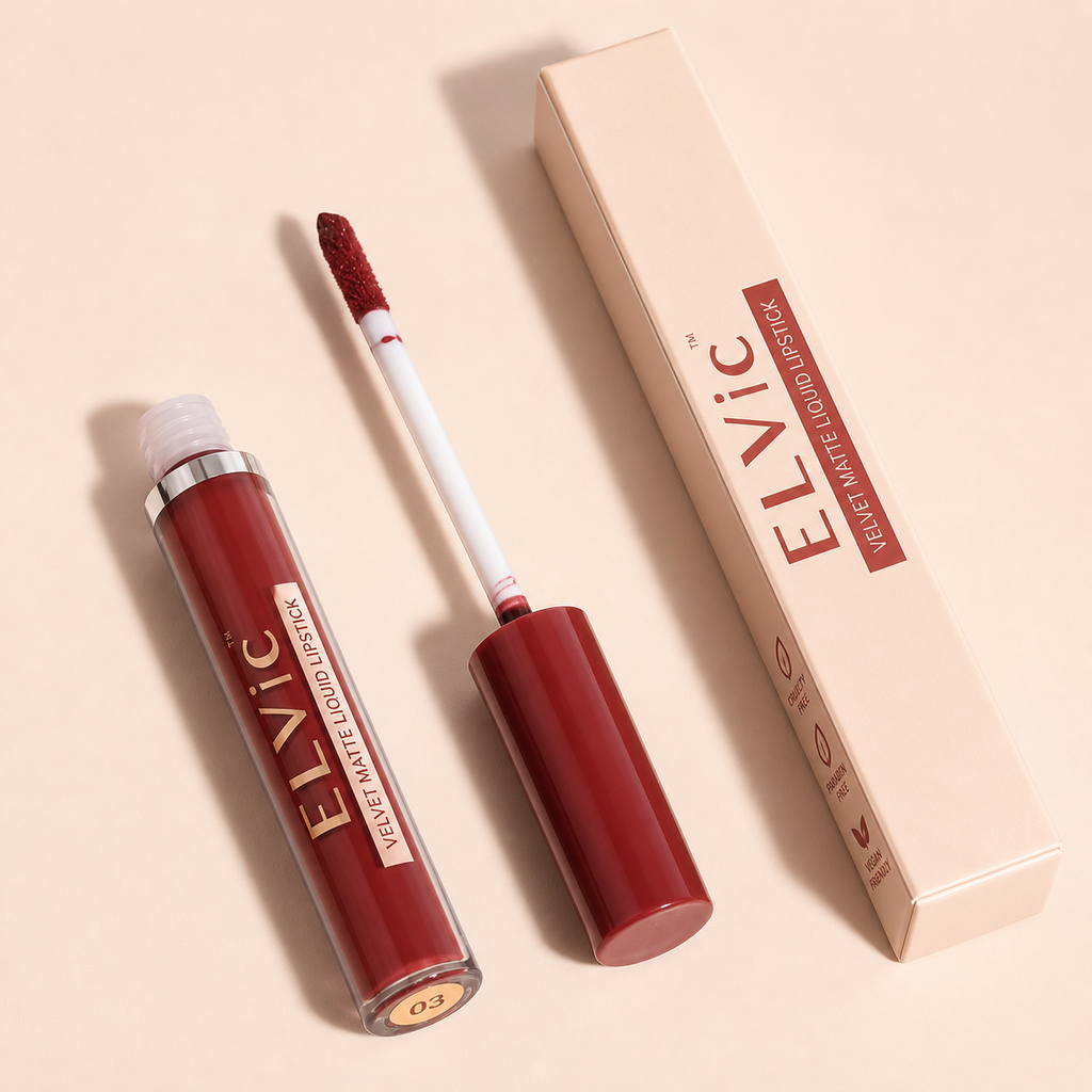 ELVic™ Velvet Matte No-Transfer Lip Gloss | Long-Lasting Waterproof Finish