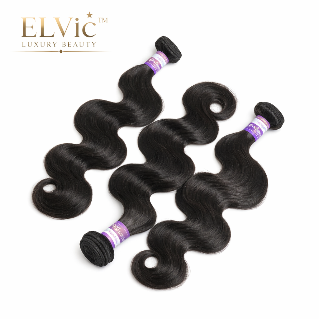 ELVic™ Premium Body Wave Bundles – Soft, Full & Tangle-Free