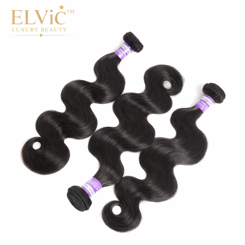 ELVic™ Premium Body Wave Bundles – Soft, Full & Tangle-Free