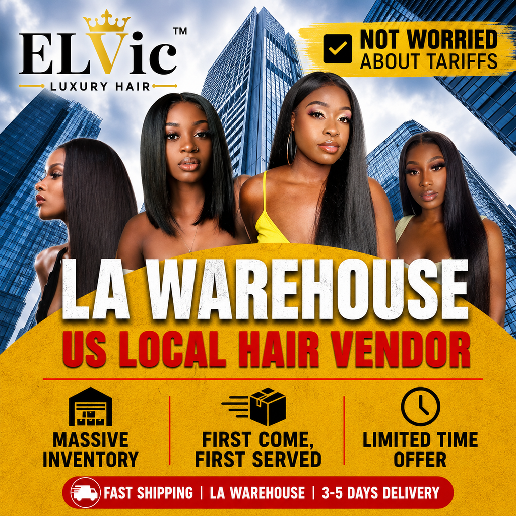 ELVic™ Luxury Raw Human Hair Bundles 12–30 Inch