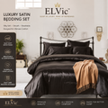 ELVic™ Luxury Satin Bedding Set – 3 Piece Hotel Collection