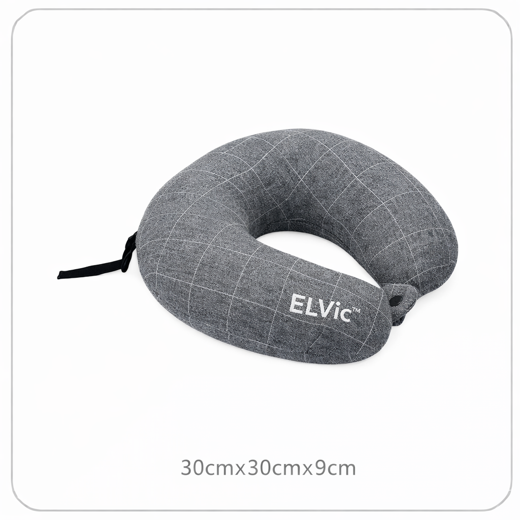 ELVic™ Portable U-Shaped Cervical Neck Pillow for Travel & Daily Neck Support
