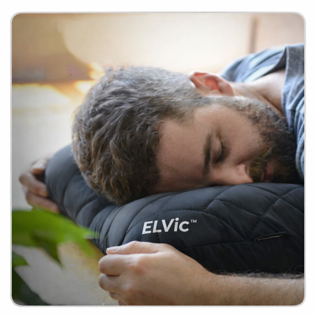 ELVic™ Inflatable Travel Neck Pillow – Portable U-Shaped Comfort