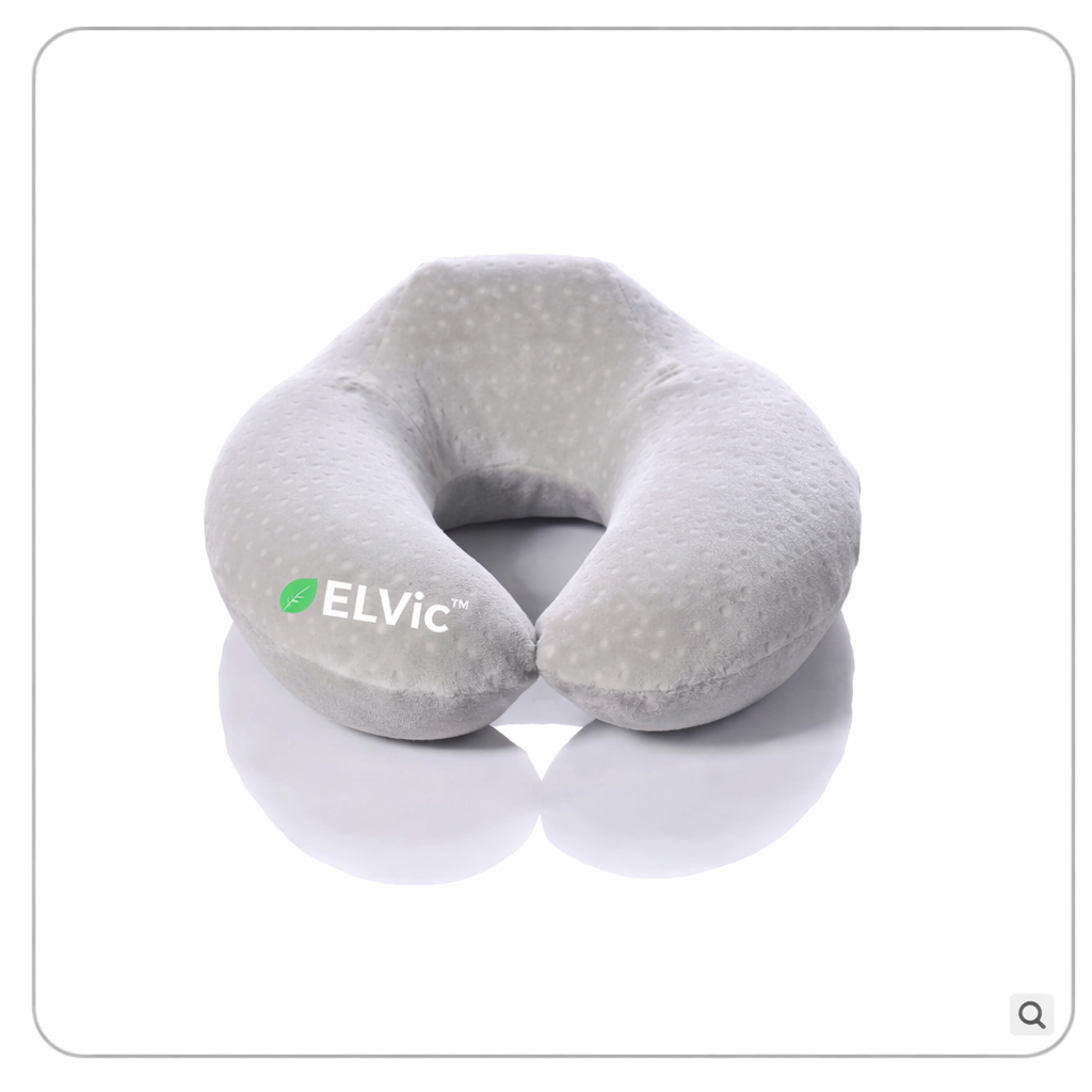 ELVic™ Space Memory Foam U-Shaped Neck Pillow | Slow-Rebound Comfort