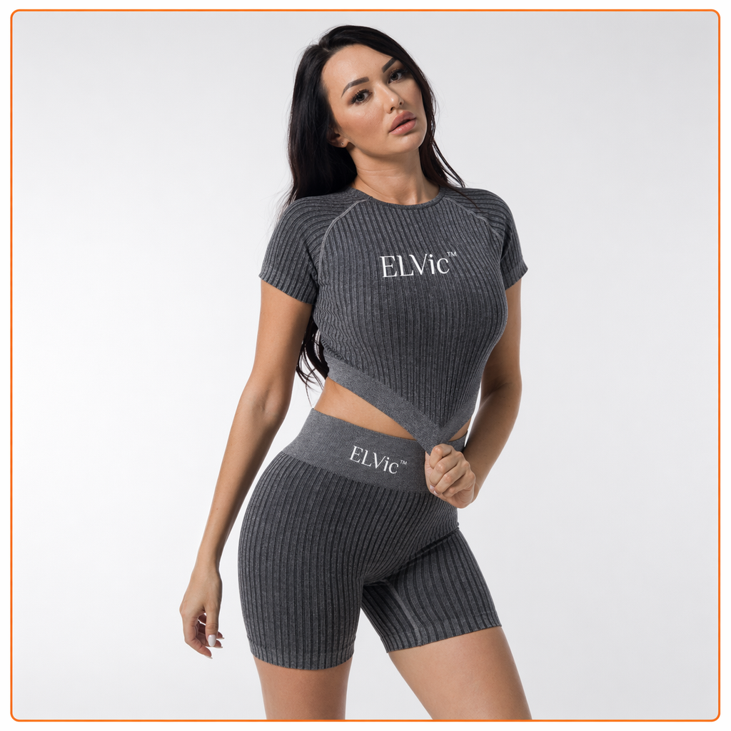 ELVic™ SculptFit Seamless Gym Set – High Waist Summer Activewear
