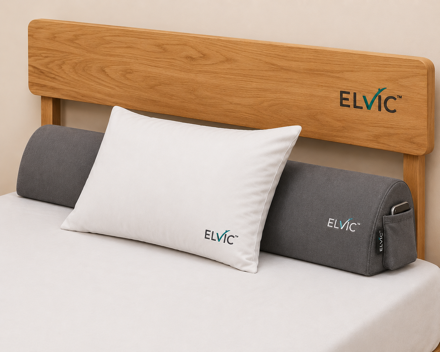 ELVic™ SleepGap Headboard Pillow