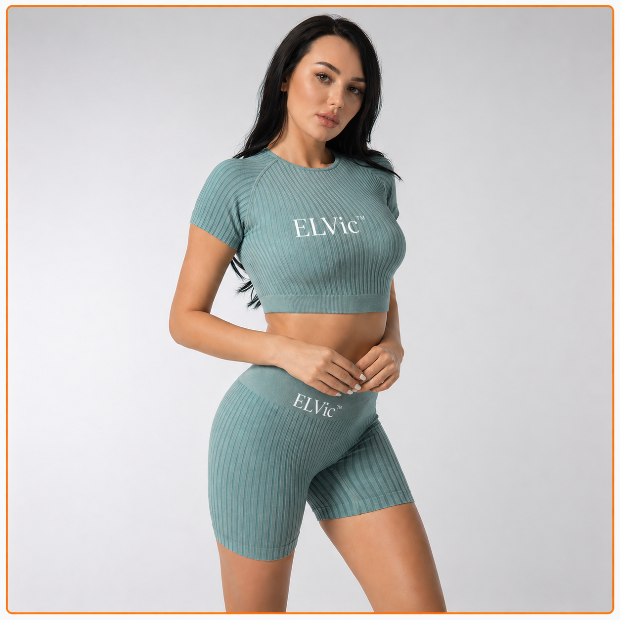 ELVic™ SculptFit Seamless Gym Set – High Waist Summer Activewear